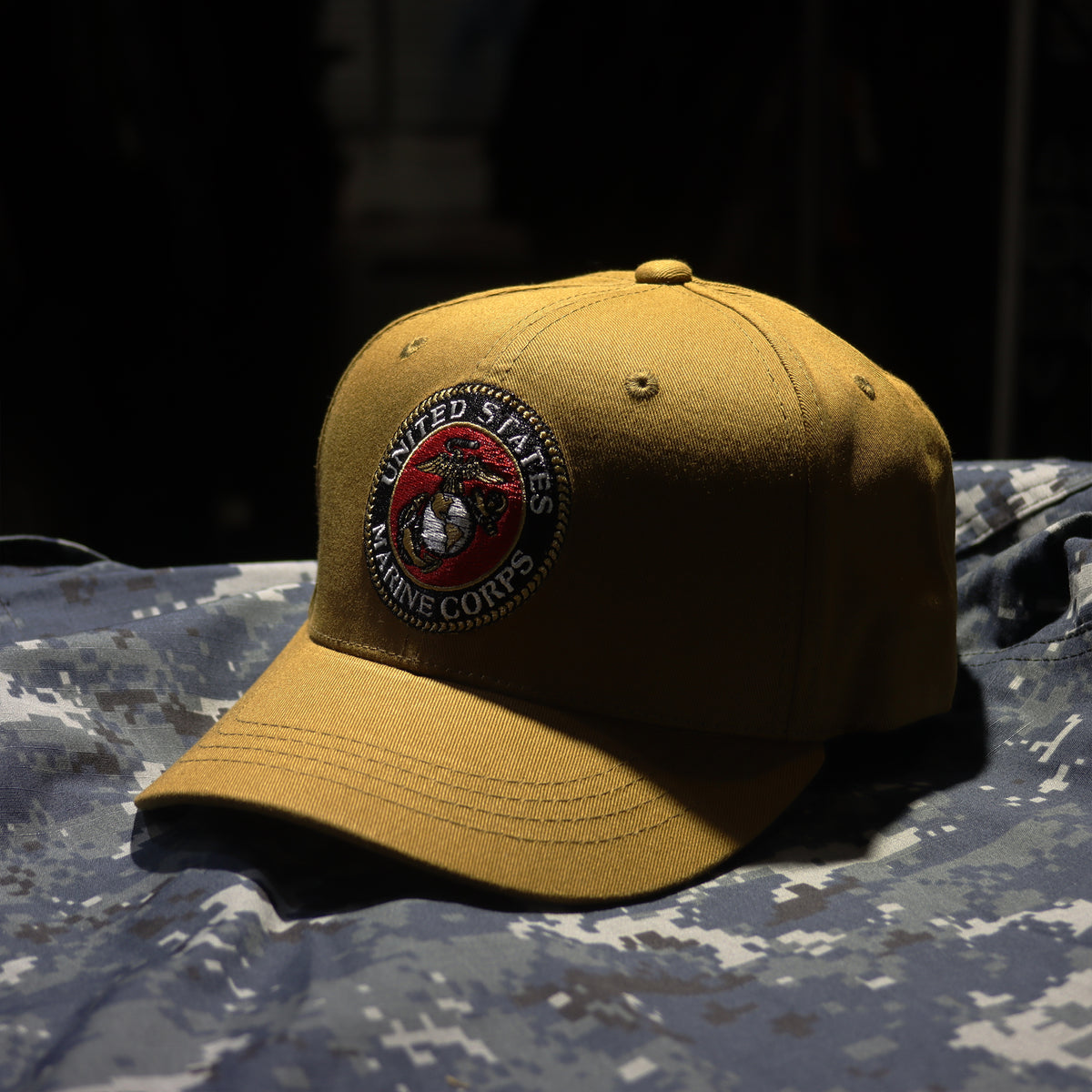 Tech Shop Usmc USMC Logo Embroidery Cap | Military Fashion and Vintage | Tactical Gear ...