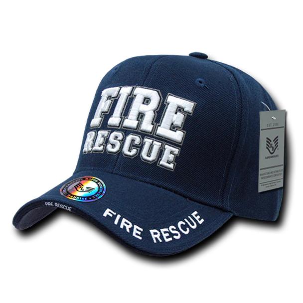 US Fire Rescue Embroidered Cap