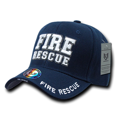 US Fire Rescue Embroidered Cap