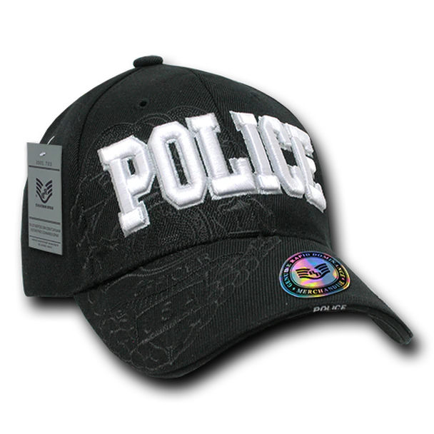 US POLICE Embroidery Cap with shadow effect