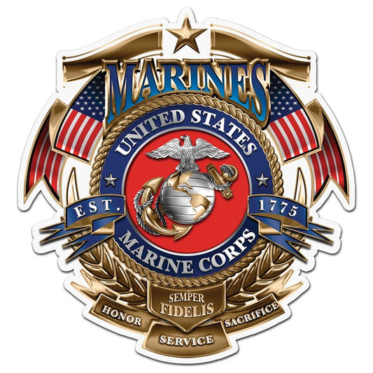 USMC Badge of honor, Reflective Decal