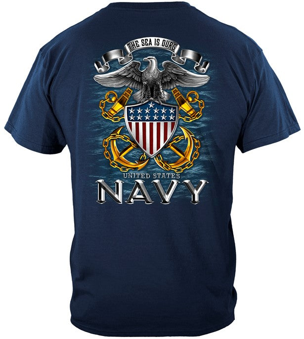 US Navy Full Print Eagle T-shirt (JB217)