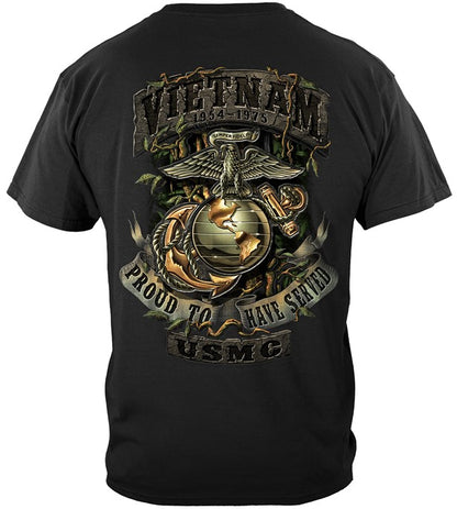 USMC Series T-shirt, USMC Vietnam Vet (JB221)