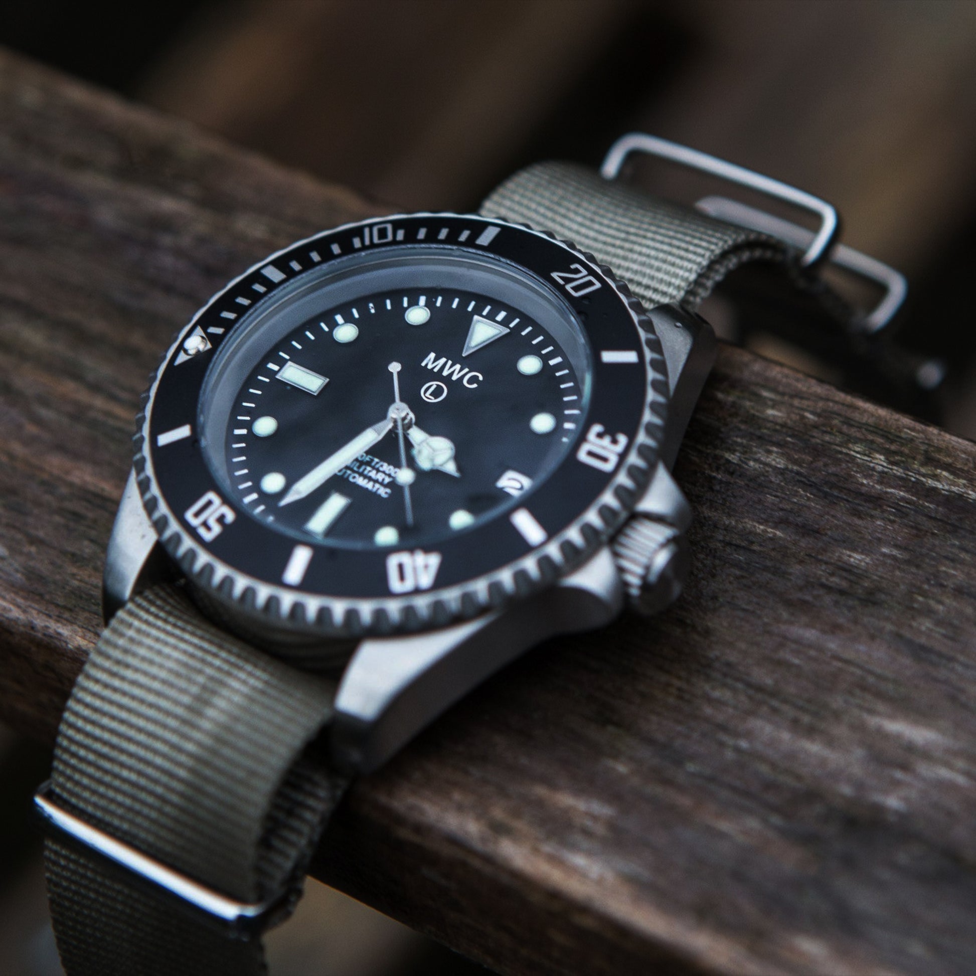 MWC 300m Automatic Military Dive Watch – Sapphire, Ceramic Bezel