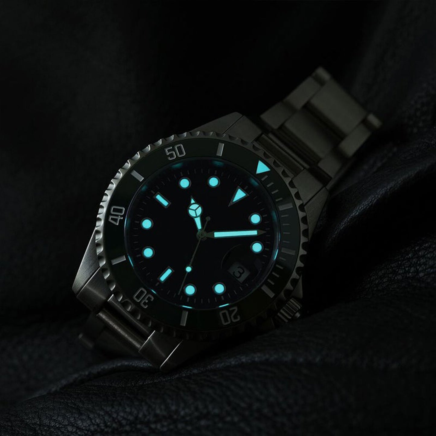 MWC 300米藍寶石陶瓷機械潛水軍錶 (不銹鋼腕帶)