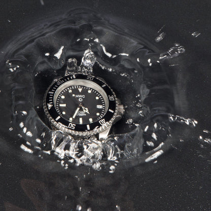 MWC 300米藍寶石陶瓷機械潛水軍錶 (不銹鋼腕帶)