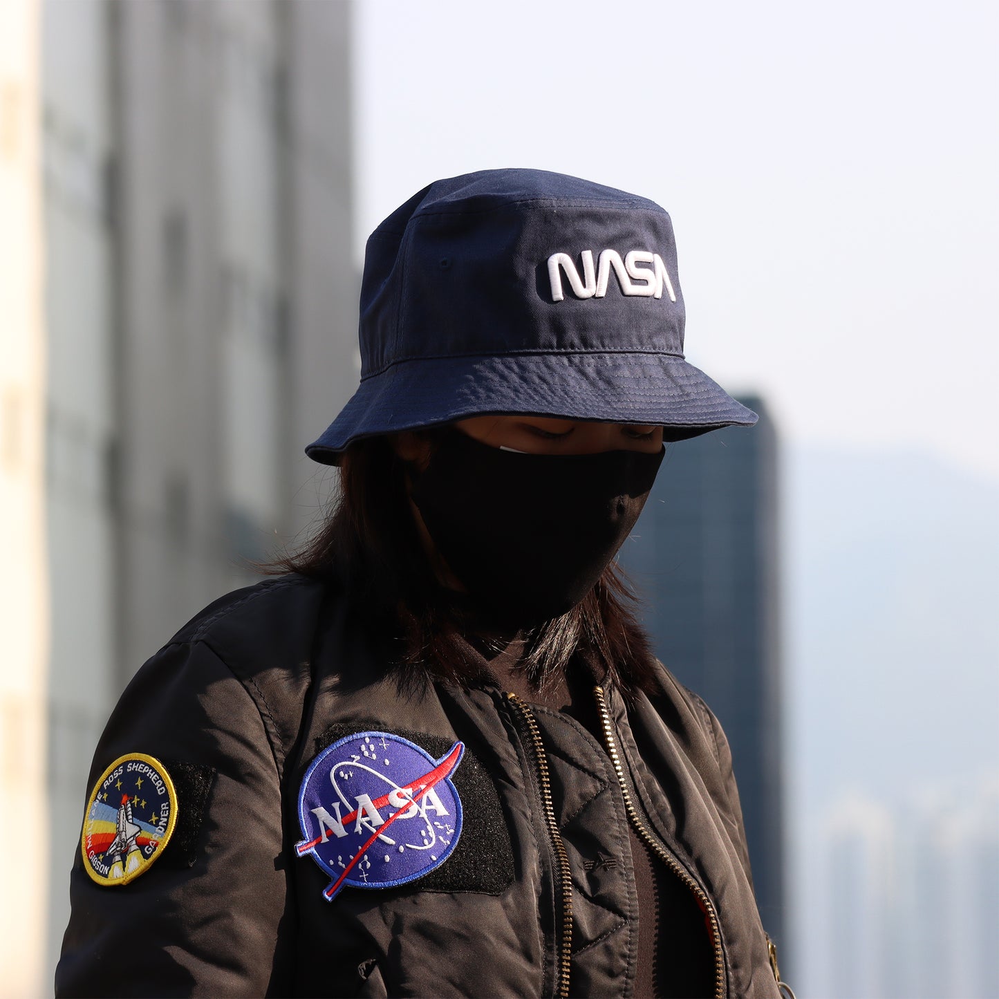 NASA Relaxed Bucket Hats