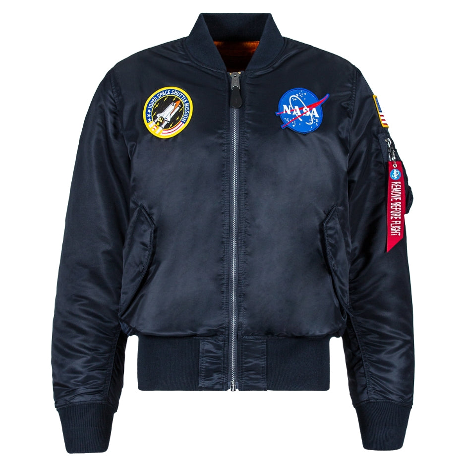 NASA MA-1 FLIGHT JACKET (REPLICA BLUE) – 3army store