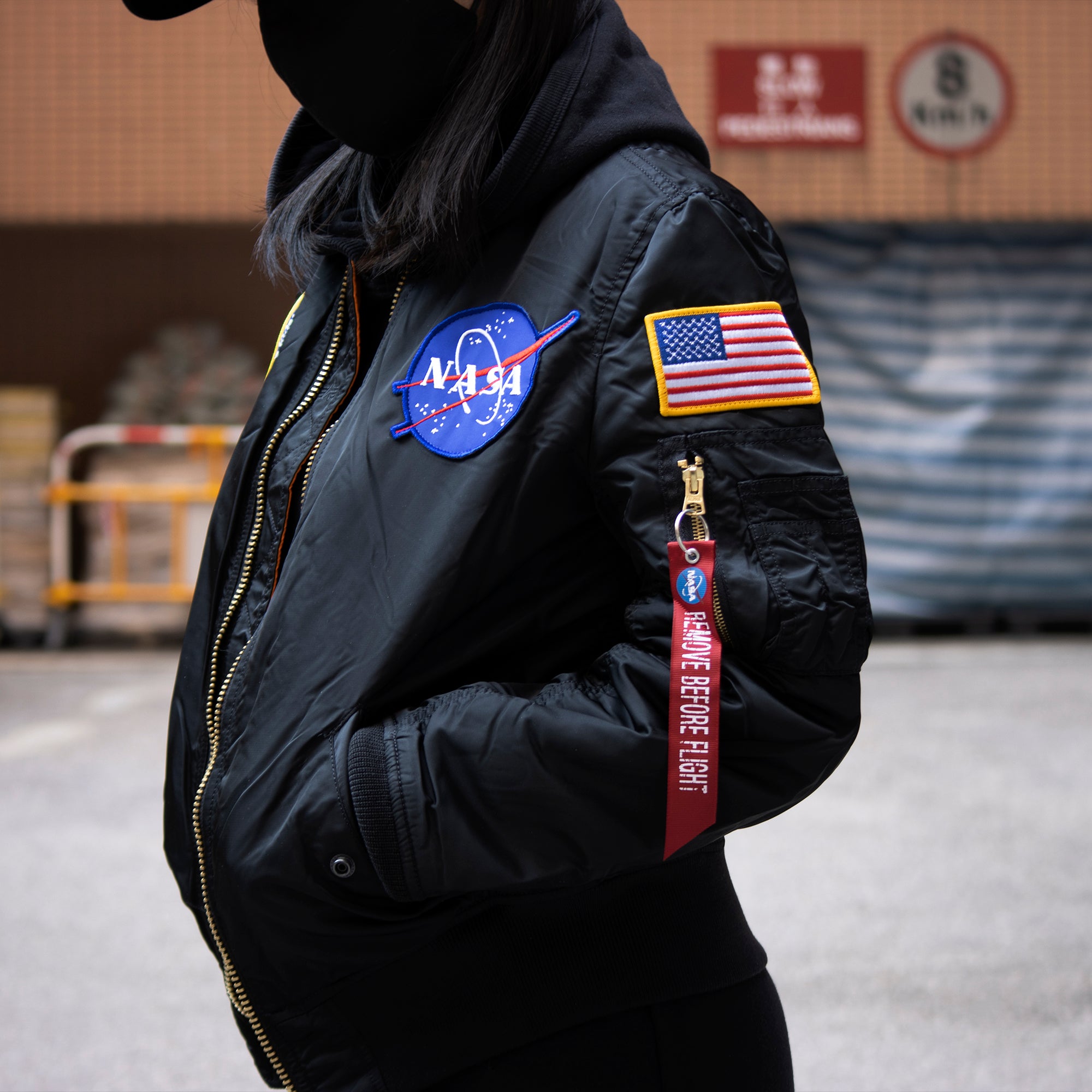 Nasa bomber jacket on sale women