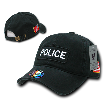 US POLICE Dual Flag Raid Cap