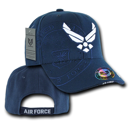 US Airforce Wing logo Cap with shadow effect