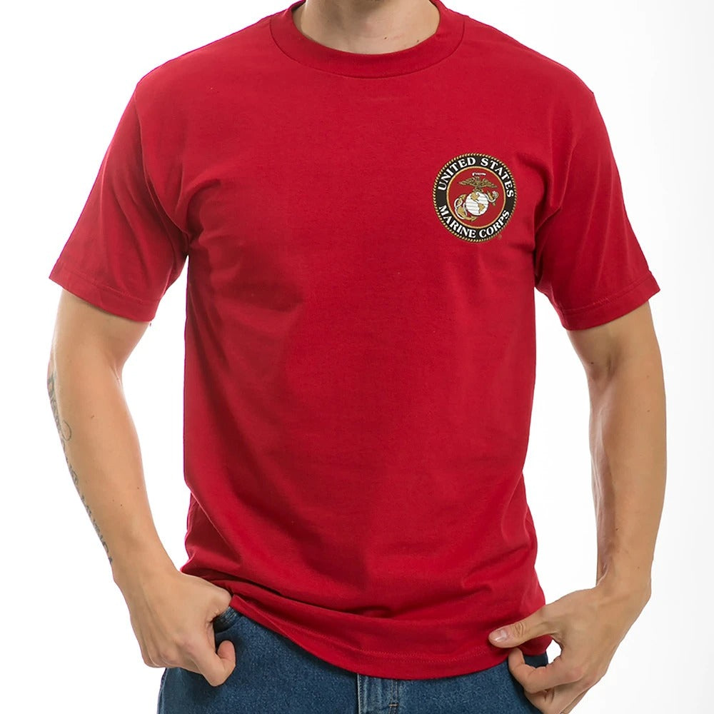 USMC logo Basic T-shirt (RD42)