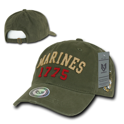 US Marines 1775 Vintage Athletic Cap