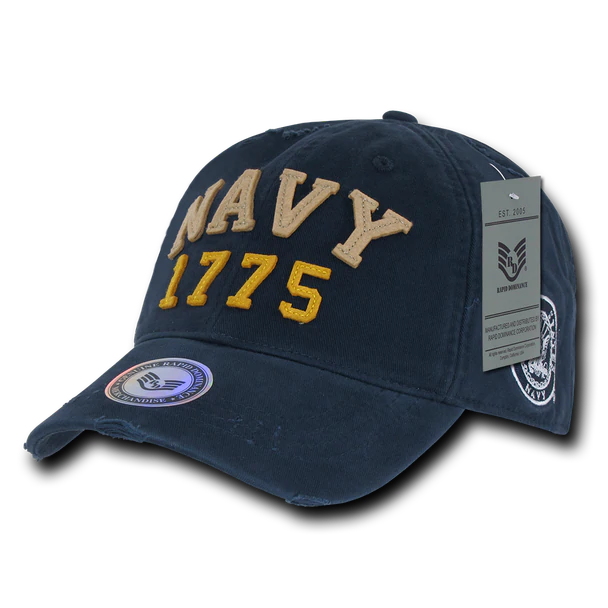 US Navy 1775 Vintage Athletic Cap