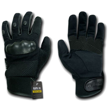專業戰術手套：高強度指節防護與透氣孔設計