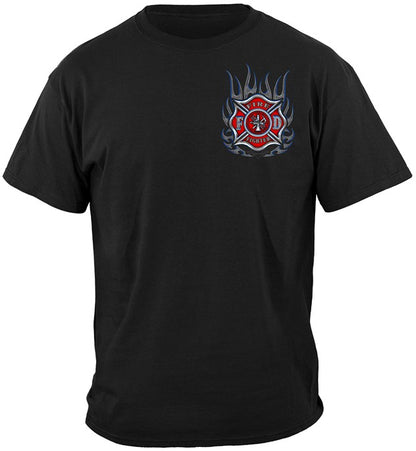 Firefighter Series T-shirt, Elite Breed Chrome Eagle (JB97)