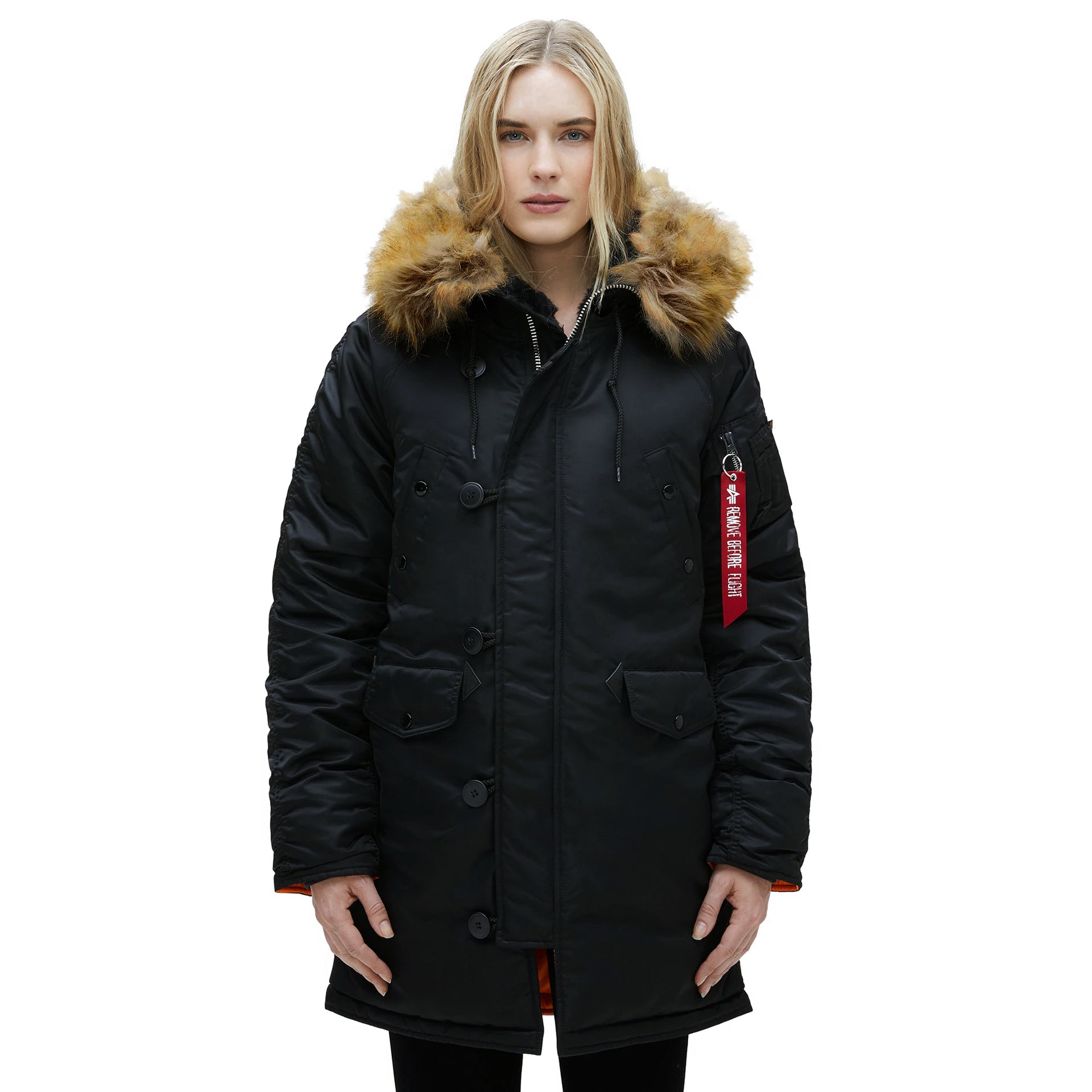 ALPHA INDUSTRIES n-3b 問いあわせ L パッド有り 防寒防水 バイク