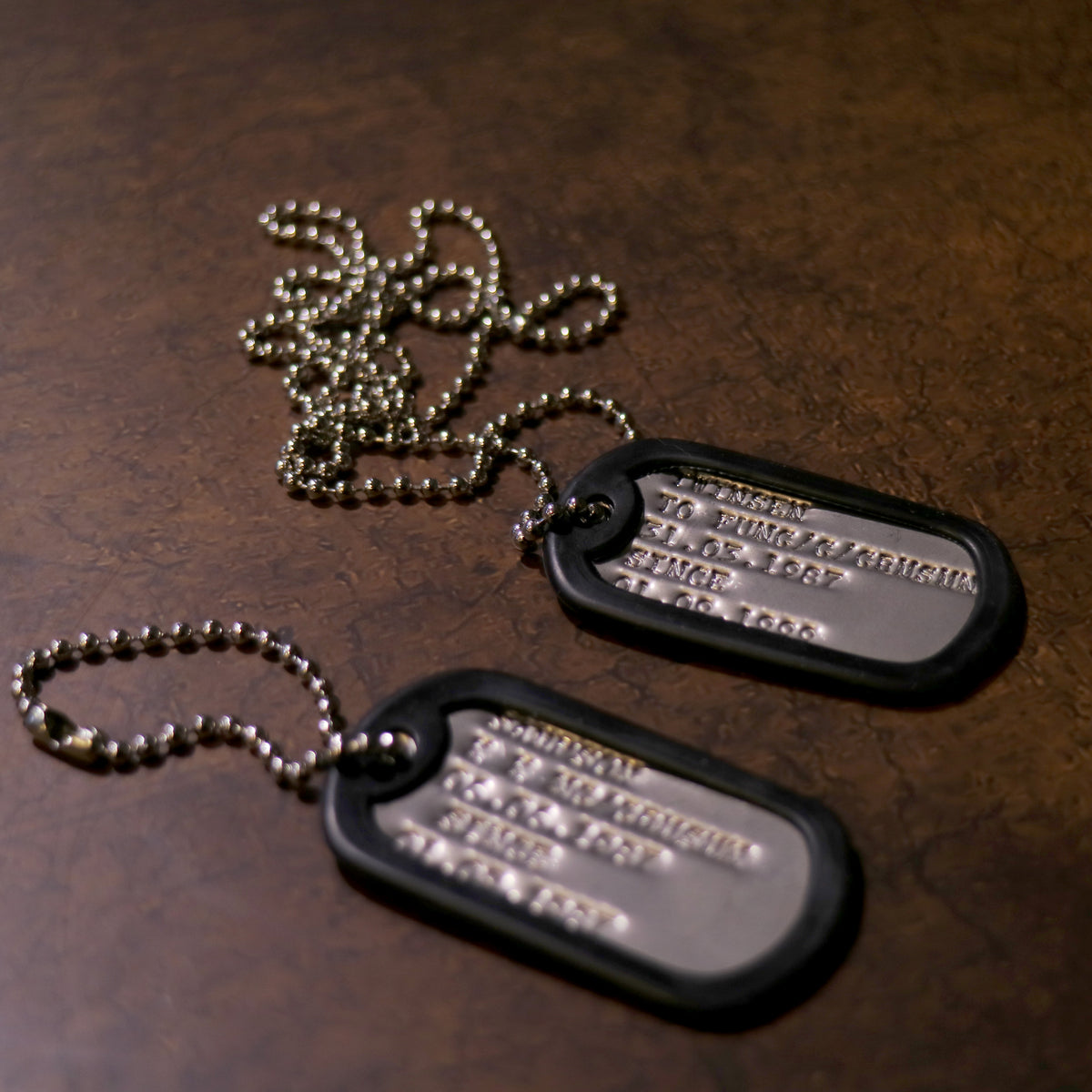 Costume Military Army Dog Tags for Halloween / Theatre Top Gun Costume Military Army Dog Tags for Halloween / Theatre Top Gun