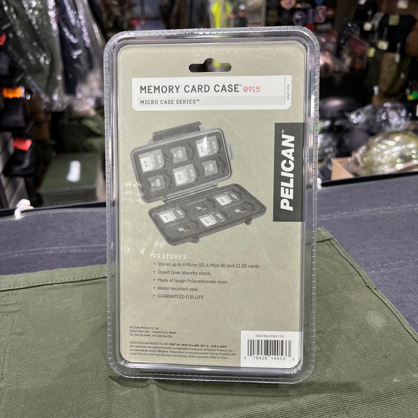 Pelican™ SD 記憶卡保護盒｜耐壓、防水、防塵