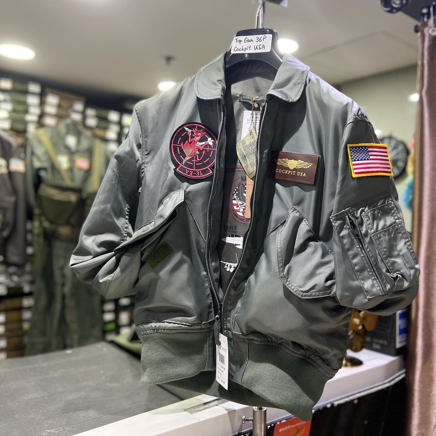 Jacket pilot hot sale top gun