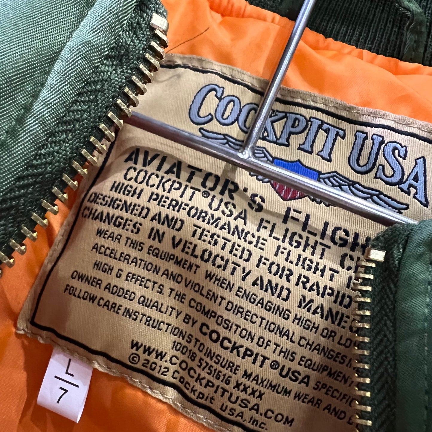 Cockpit USA Kids Top Gun MA-1 Flight Jacket