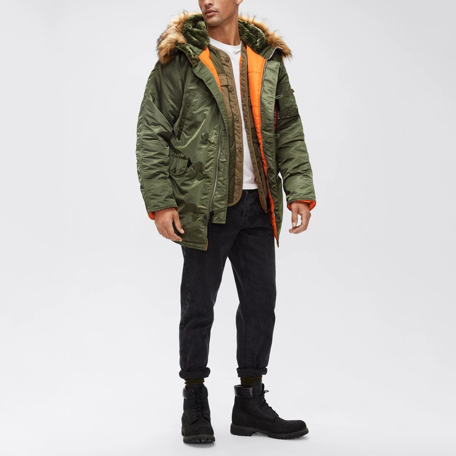 Alpha industries slim fit n3b shop parka